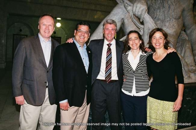 01 marrcoup 05 copyright 2013 sophia hantzes all rights reserved Jeff Isaacson and partner,
Al Giraud
Mayor R.T. Rybak
Cathy ten Brooke and
Margaret Miles
the first couple to be married just after midnight August 1, 2013: