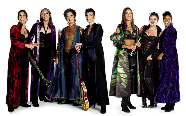 The all-female band rocks a new sound for Cirque du Soleil. Photo courtesy of Cirque du Soleil - Amaluna