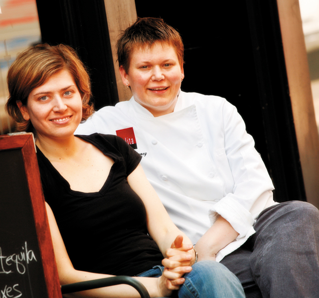 The team behind Little Nonna's (and so much more) Valerie Safran (left) and Marcie Turney. Photo by G. Widman for Visit Philadelphia™
