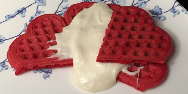 Red Velvet Waffle Red Velvet Waffle