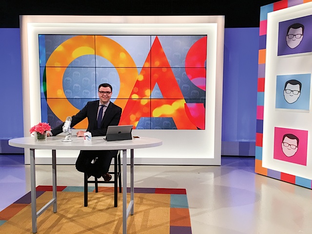 Minnesota's own Jason Matheson prepares for a national test-run of his daytime talk show, The Jason Show. Photo by Anthony Ongaro