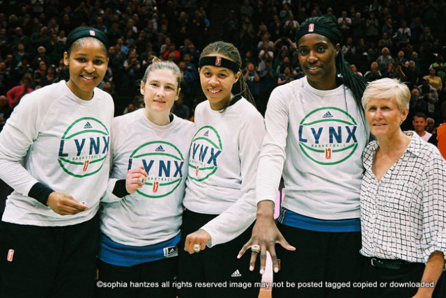 lynx olym ring 01 copyright 2017 sophia hantzes all rights reserved Maya Moore,
Lindsay Whalen
Seimone Augustus, Sylvia Fowles,
Carol Callan, USA Basketball Women’s National Team Director