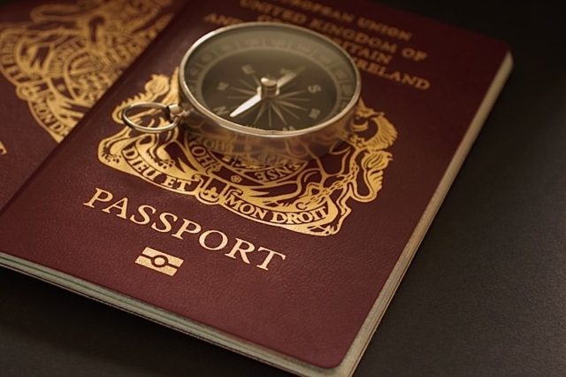 British Passport Photo courtesy of BigStock/David Pimborough