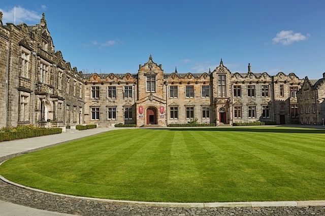St. Andrews, Fife, Scotland - September 5, 2017: University Of St. Andrews In St. Andrews, Scotland Photo courtesy of BigStock/jirivondrous