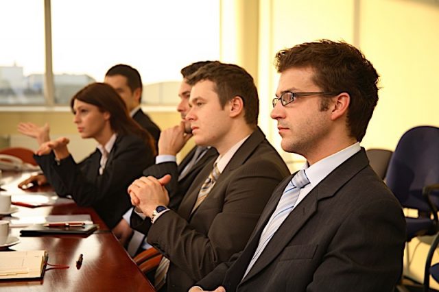 Board Meeting Staff Meeting Photo courtesy if BigStock/endomotion