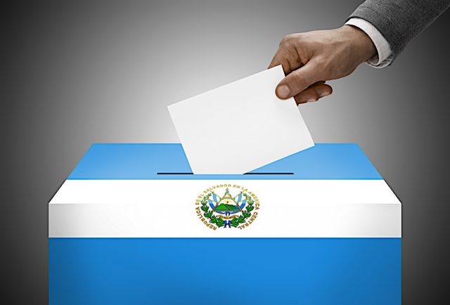 El Salvador Ballot Box Flag Photo courtesy of BigStock/Niyazz