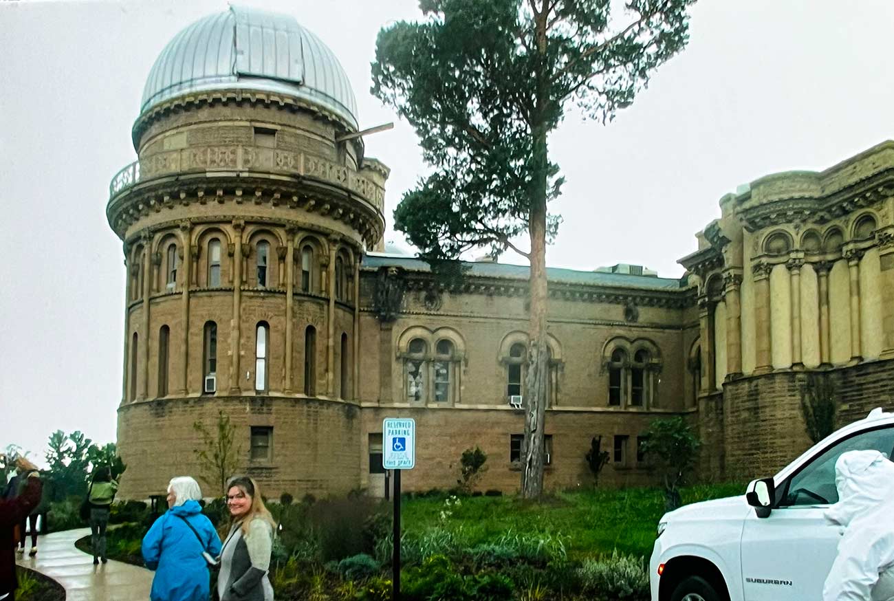 Exterior view of the World famous Yerkes Observatory.
