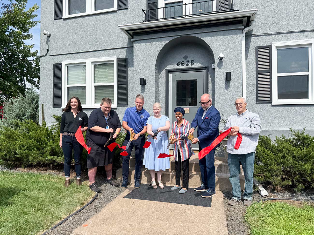 Ribbon cutting ceremony at The Robin.