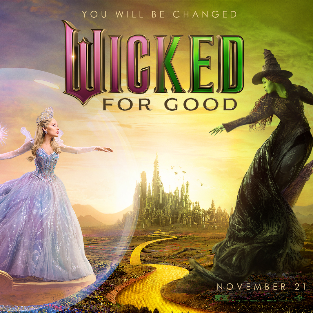 Movie poster of the film "Wicked For Good".