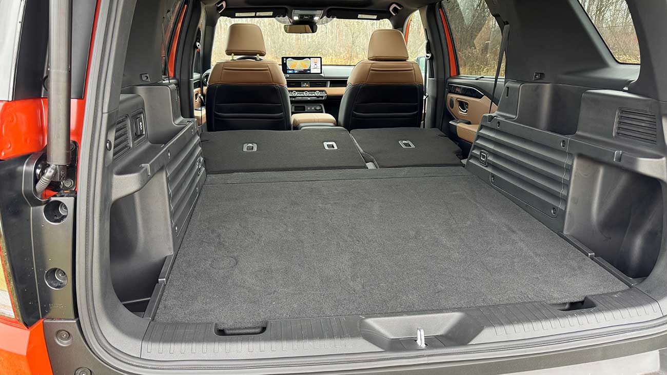 Cargo area of the Passport.