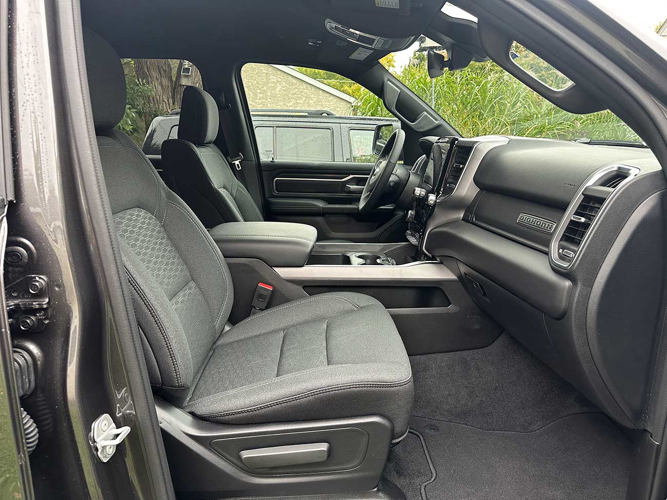 Front interior seats of the RAM 1500.