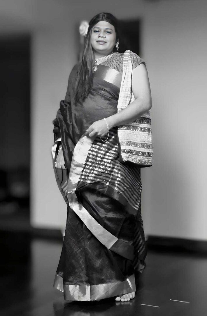 South Indian Drag Artist Silukku.