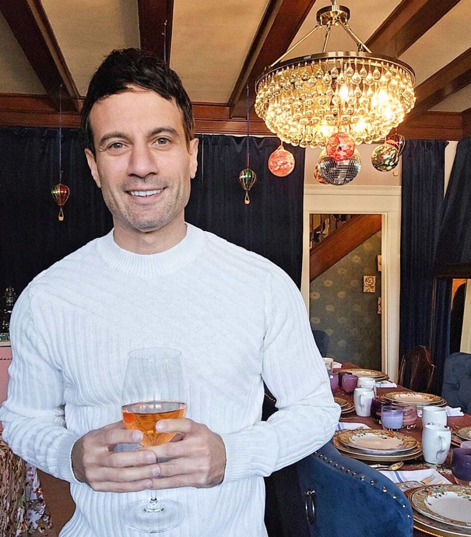 Writer Joey Amato inside The GG.