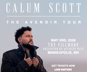 Calum Scott concert poster.