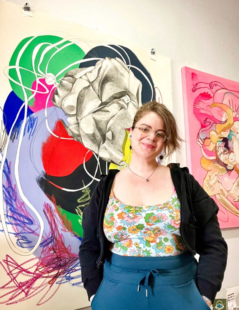 Selfie of artist Madison Rubenstein. Photo by Madison Rubenstein