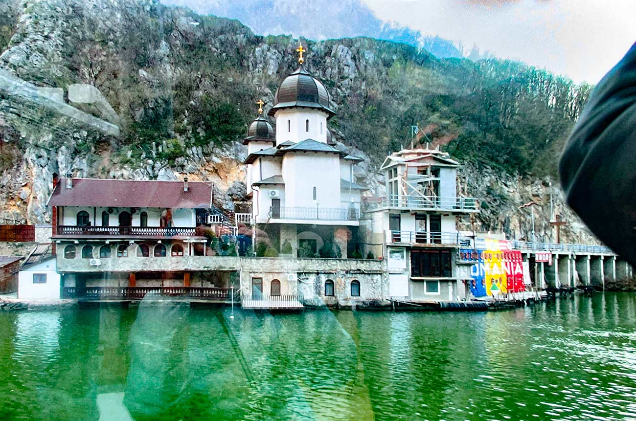 Building on the Danube River taken from a Vikings cruise tour.