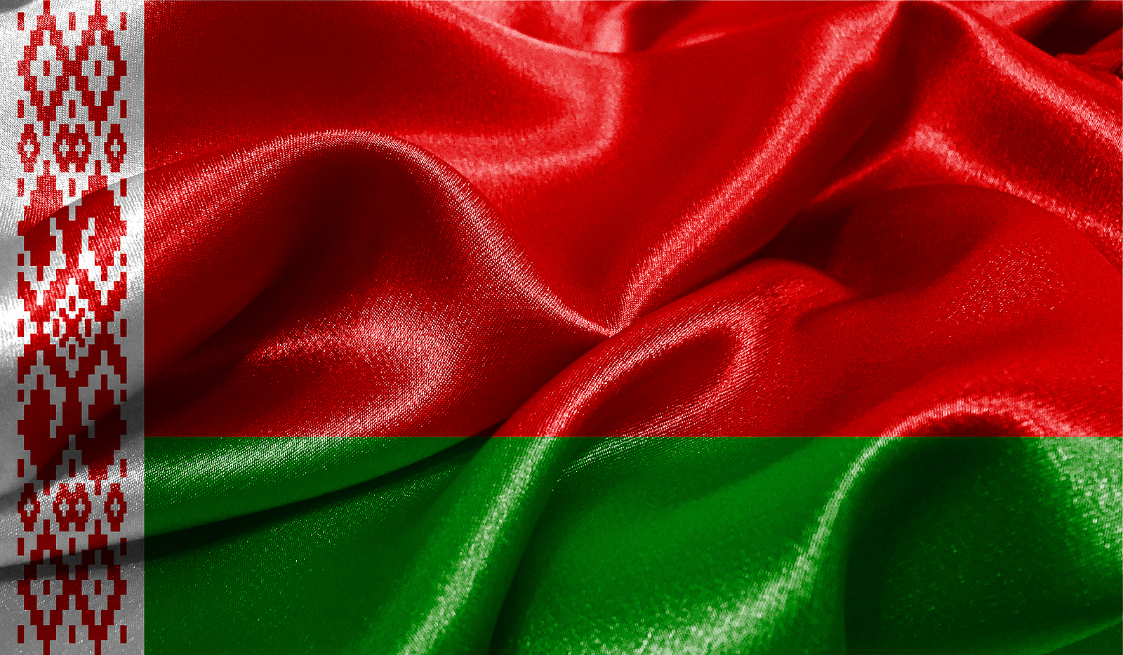 Flag of Belarus.