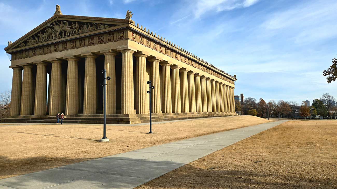 The Parthenon replica in Nashville.