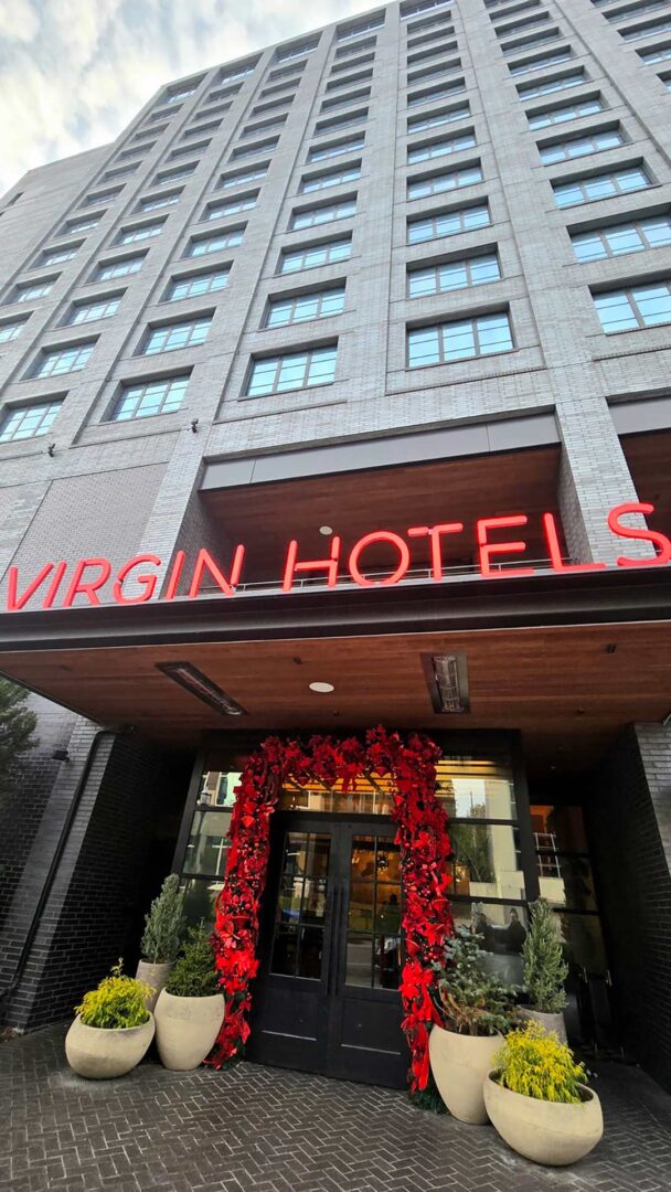 Exterior view of the Virgin Hotels in Nashville